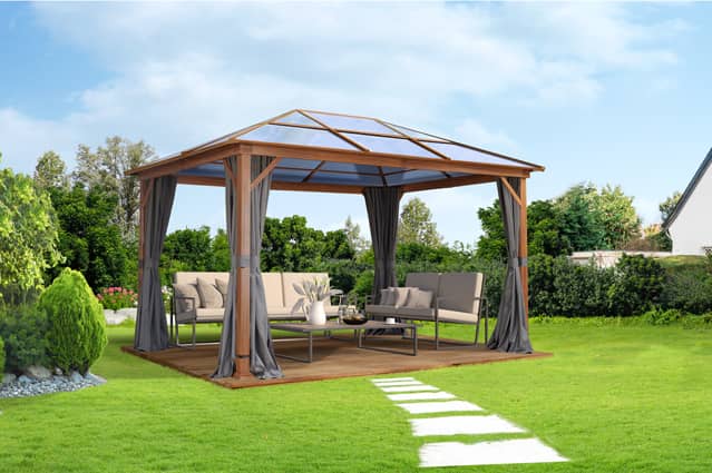 elegant garden gazebo