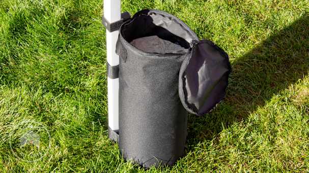 weight bag for tent pole