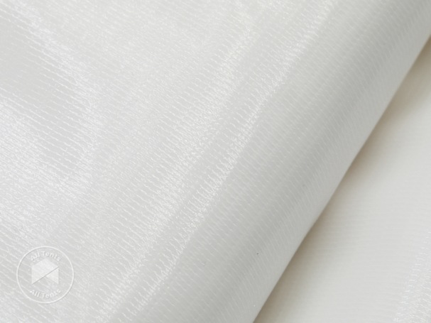 Close-up of PVC tarpaulin material used for portable sheds