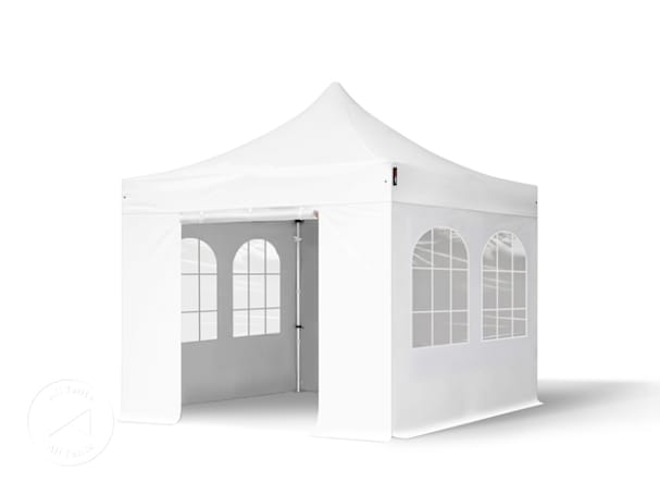 pop up gazebo with church windows