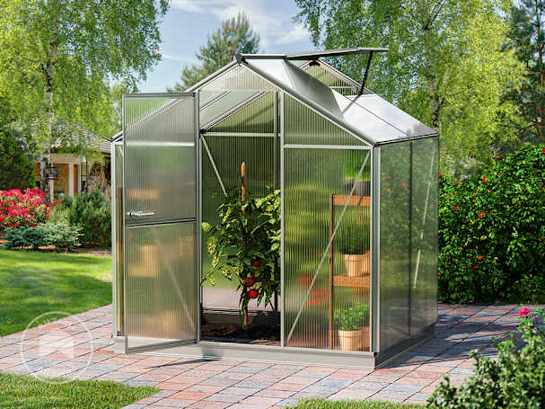 hinged door greenhouse