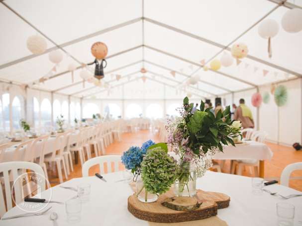 beautiful wedding tent