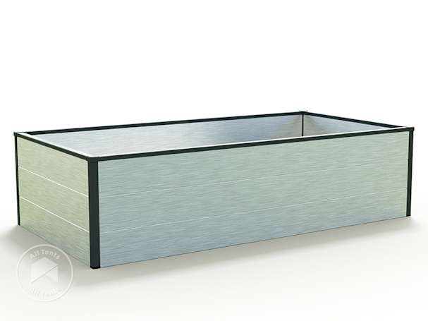 aluminum raised garden bed