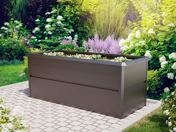 galvanized steel raised garden bed