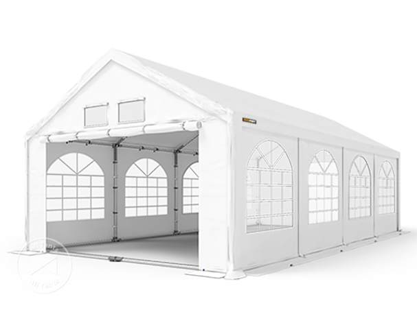 sturdy white party tent