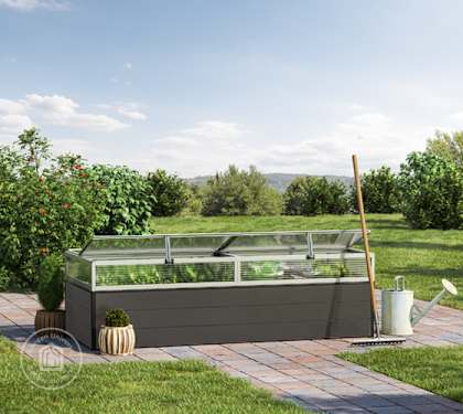 Modern raised beds